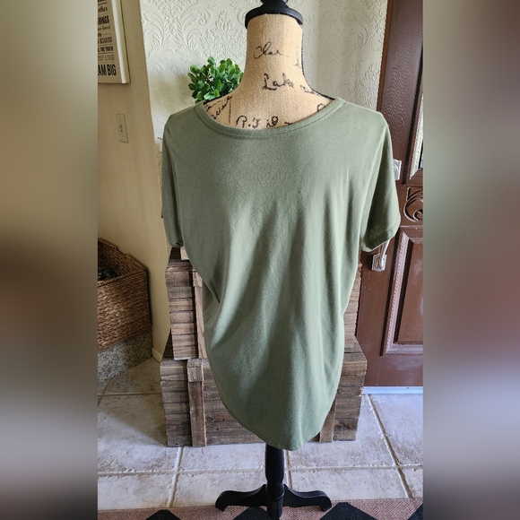 Torrid Olive Green Classic Fit Womens Tee - Picture 3 of 4